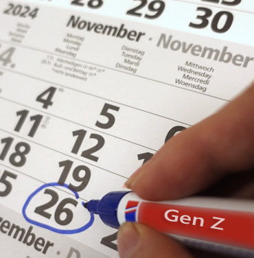 Save the Date: Generation Z und die Arbeitswelt am 26.11.2024